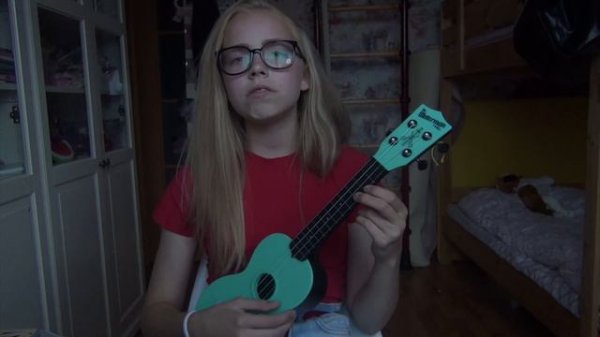 [Billie Eilish]~Lovely(кавер на укулеле)