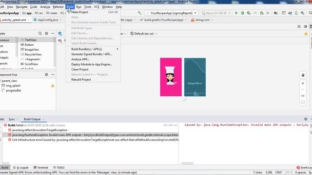 حل مشكل الغرادل للرسالة Caused by: java.lang.reflect.InvocationTargetException смотреть онлайн