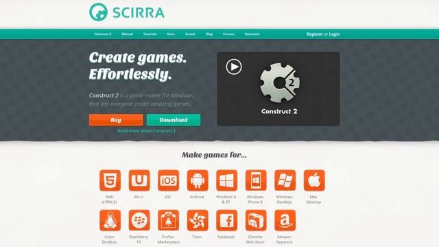 Construct 2 – Treinamento Essencial - Aula 01 - Introdução e apresentação do Projeto смотреть онлайн
