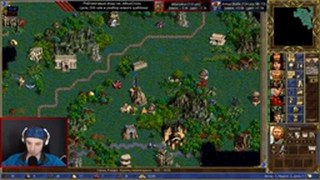 Герои 3. Рейтинговые игры на шаблоне JebusCross. HotA Стрим #86 Учимся играть с нуля H3 смотреть онлайн
