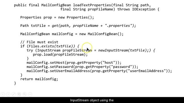 Coding Java Properties