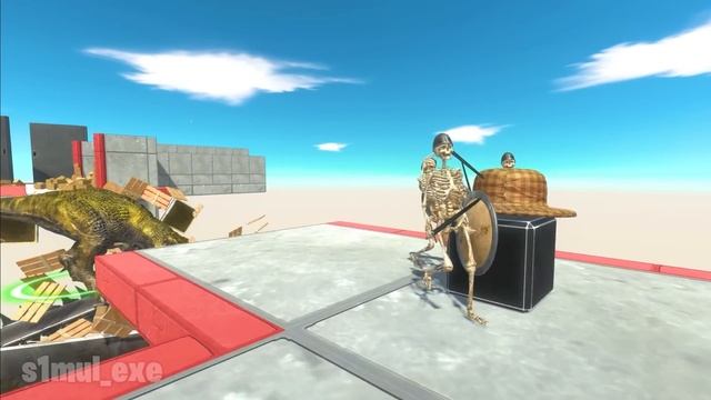 Run Away From The Angry T Rex - Animal Revolt Battle Simulator смотреть онлайн