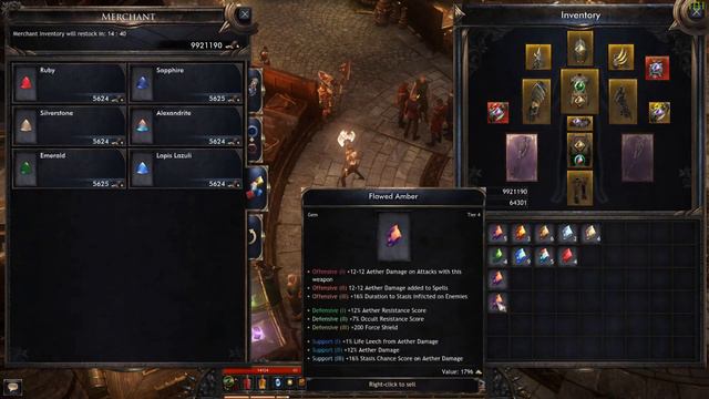 Wolcen Lords of Mayhem - unstacking gems price bug смотреть онлайн
