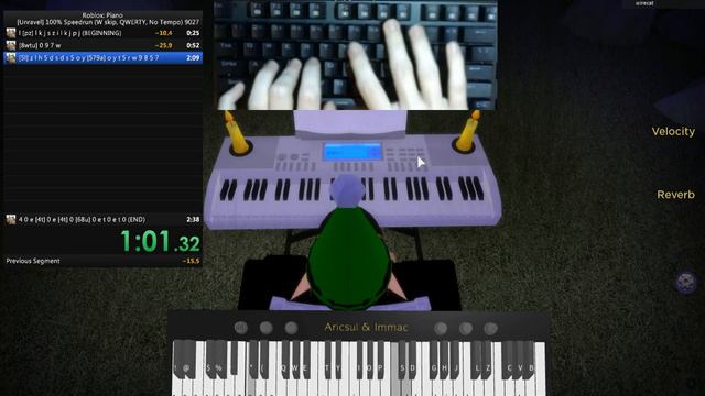 Roblox Piano [Unravel] Speedrun |||WORLD RECORD||| {1:59.52} (100%, Shift W skip, QWERTY, No Tempo) смотреть онлайн