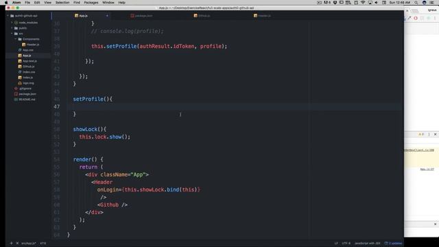 setting user token and profiles for Reactjs ES6 #48 смотреть онлайн