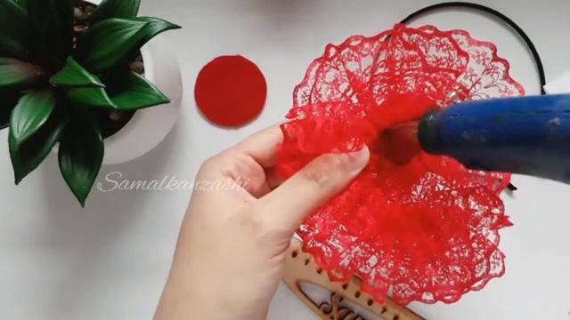 ?ПУШИСТЫЙ ободок из КРУЖЕВА ✨️ DIY hear headband смотреть онлайн