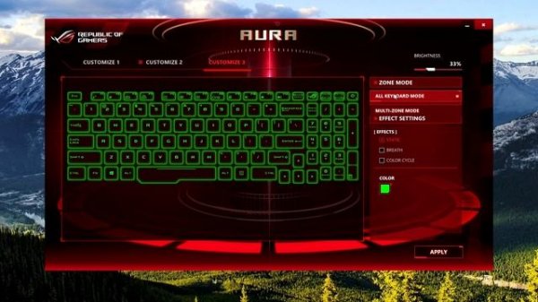 Asus Strix Rog: How To Change Keyboard Colour (RGB Settings - ROG Aura Core)