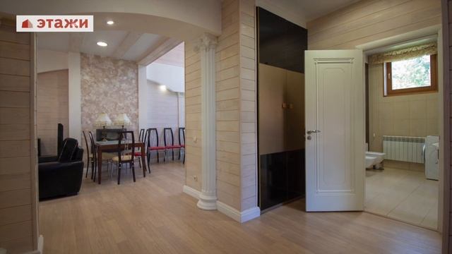 Двухэтажный коттедж 156 кв.м. из профилированного бруса в с. Калтай (Томск) смотреть онлайн