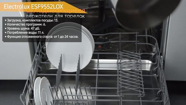 Посудомоечная машина Electrolux ESF9552LOX смотреть онлайн