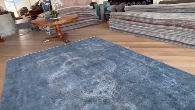 Vintage Teppich blau 372 x 271 cm смотреть онлайн