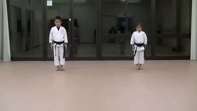 Hein shodan - tekki shodan -- Karate Shotokan KIDS смотреть онлайн