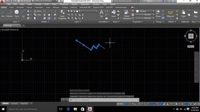 Class No. 4- AutoCAD basic - How to draw mirror, copy, rotate, and Move In AutoCAD смотреть онлайн