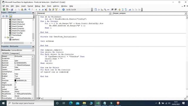 Formulario de ingreso de datos Clientes en Excel VBA Parte 2 смотреть онлайн