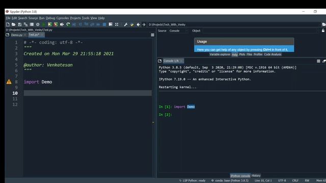 10 Python Modules, Packages and Introduction to PIP in Tamil смотреть онлайн