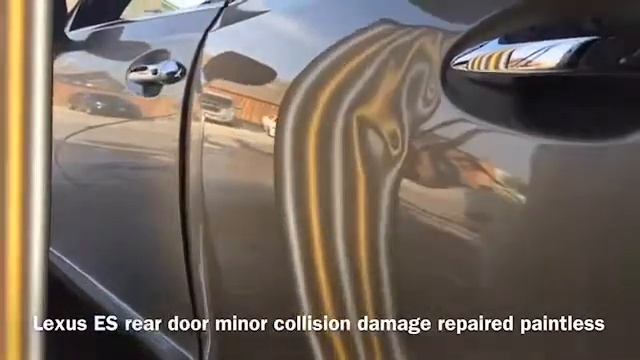 Lexus ES large door dent repair смотреть онлайн