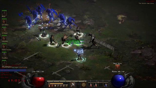 D2R 8 Man Hell Speedrun - Conviction Paladin - 2023/01/30 смотреть онлайн