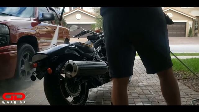 Yamaha XV 1700 Warrior Bike Build - PART 2 - TEST RIDE смотреть онлайн