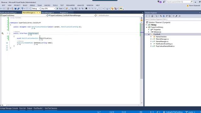 Observer Pattern in C# смотреть онлайн
