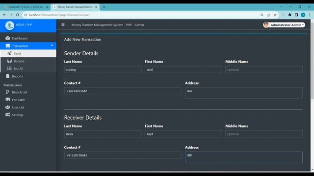Online Money Transfer Management System in PHP and Mysql with free Source code ? Download ?? смотреть онлайн
