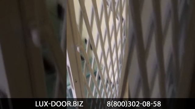 Тамбурные раздвижные решетчатые двери - Lux-door.biz смотреть онлайн