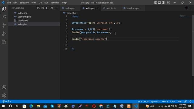 02#File Handling in PHP with example | PHP File Handling || Bangla Tutorial ( fwrite line break ) смотреть онлайн