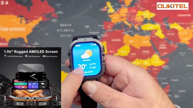Oukitel BT20 - The Best Rugged Sport Smartwatch