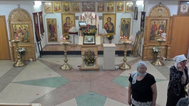 Пасхальное Богослужение в Храме свв целителей Косьмы и Дамиана  г. Екатеринбург.