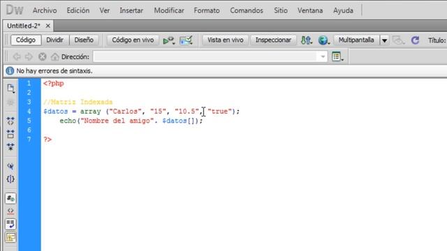 2. Sintaxis, Variables, Matrices y Constantes [Curso PHP webapper] смотреть онлайн