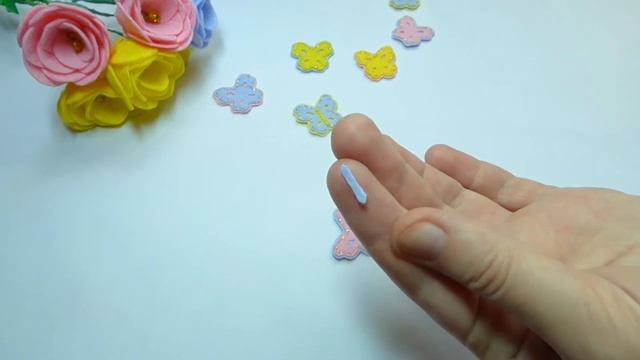 Как украсить футболку БАБОЧКАМИ из фетра смотреть онлайн