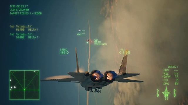 Ace Combat 7 Battle match with a Su-47 смотреть онлайн