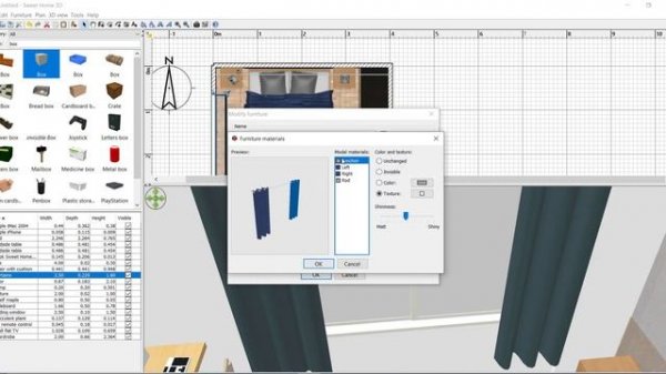 Sweet Home 3D Tutorial: Design and render a bed room with high quality #2