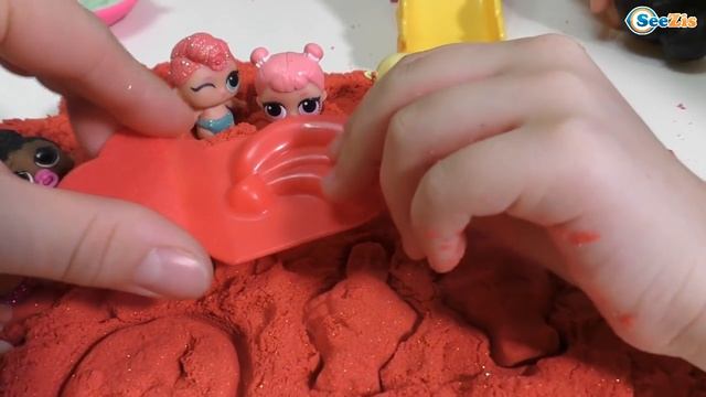 Детская Площадка с Горкой для Кукол ЛОЛ от Ярославы! Видео для детей LOL Surprise Dolls Bath Time смотреть онлайн