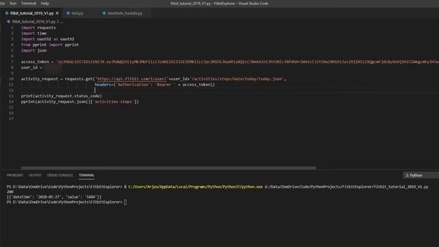 Python Fitbit API Tutorial Writing Heart Rate Data to an Excel File смотреть онлайн