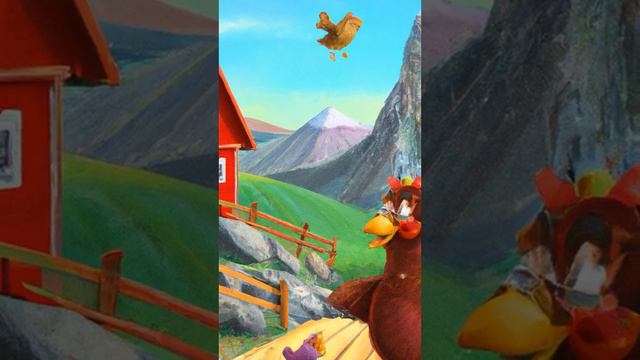 The Little Red Hen and the Mountain - A Classic Fable for Kids смотреть онлайн