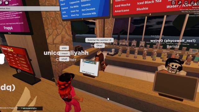 Frappe Cafe Shift | LR POV (Roblox) смотреть онлайн