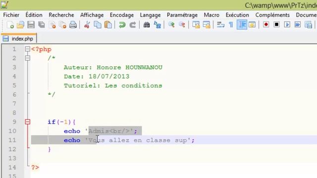 PHP - 11 - Les booléens et les conditions (suite) смотреть онлайн