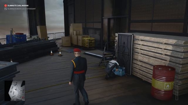 HITMAN 3: оружие-БАНАН, персидская САБЛЯ, летающие мишени, спящий охранник (Секреты в HITMAN 3) смотреть онлайн
