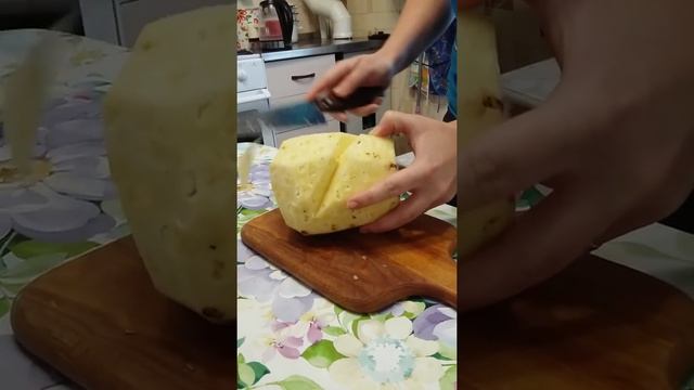 Мастер-класс по очистке ананаса по-вьетнамски смотреть онлайн