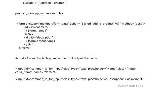Django : How to add class, id, placeholder attributes to a field in django model forms смотреть онлайн