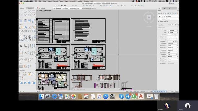 Autocad for Mac, созвон с дизайнером, Разъяснение некоторых моментов смотреть онлайн