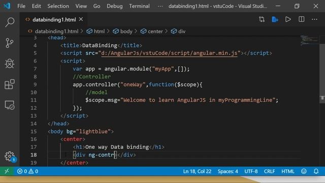 Data Binding in Tamil | Angular JS Course in Tamil [Class - 4] смотреть онлайн