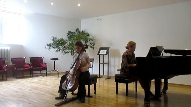 Dvorak cello concerto 1st movement (Emilija Mladenovic-cello, Natalija Mladenovic-klavir) смотреть онлайн