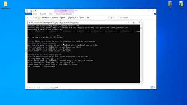 2. OpenSSL Certificado ".CRT" смотреть онлайн