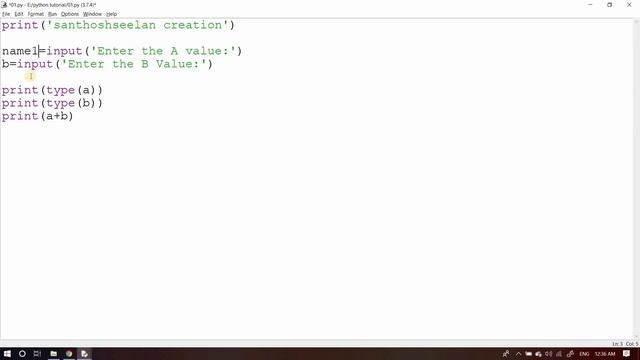 #02 Part2 Python in tamil || print, variables, input.......... смотреть онлайн
