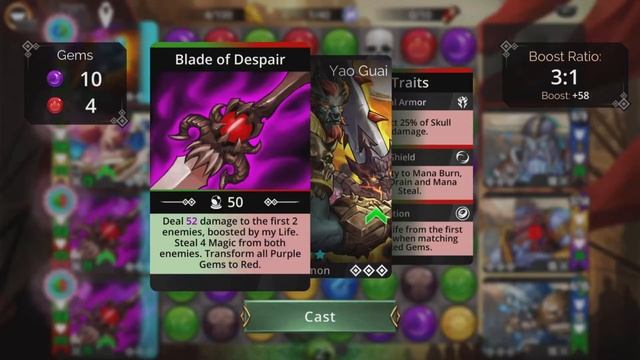 Gems of War MONK Class Trial! Fast Fun Team! Best Guide and Strategy? смотреть онлайн