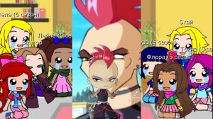 Реакция клуба винкс(+Валтора и Ская) на магов черного круга.