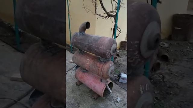 Огромная печь для гаража теплицы горит все что угодно смотреть онлайн