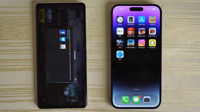 Google Pixel 7 Pro vs iPhone 14 Pro Max SPEED TEST! смотреть онлайн