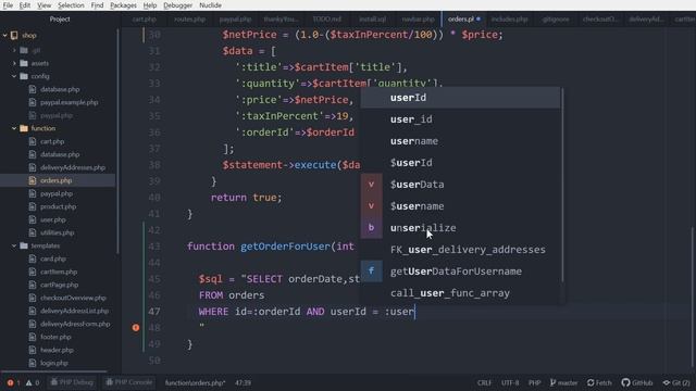 Bugfixes und Rechnung im HTML Darstellen PHP Online Shop tutorial | Part 22 смотреть онлайн