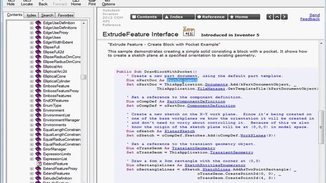 AutoDesk INVENTOR VBA 37 Samples смотреть онлайн